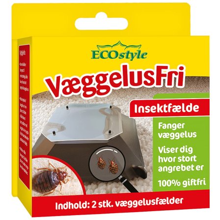 ECOstyle Væggelusfælde 2-Pak, Tøj & Bolig, Skadedyrsbekæmpelse, Væggelus