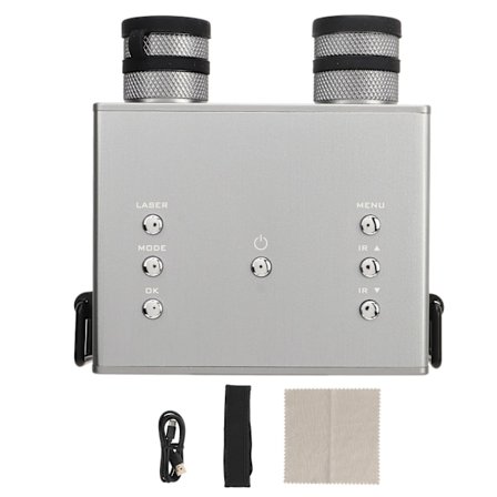 Nattvisionskikare 4K Nattvision Kikare 3in IPS Skärm Kikare Spara Foto Video 8x Digital Zoom 2600mah Batteri Silver