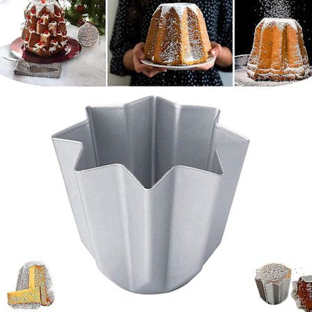 Pandoro-form Oktagonal Bakform Form, Pandoro-kakform Non-stick Mousse Ostkaka Form Anode Djup