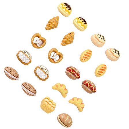 Mielikuvituksellinen Mini Leivänvalmistussarja Pestävä Kestävä Hartsi Kappale Luovaan Leikkiin[D]