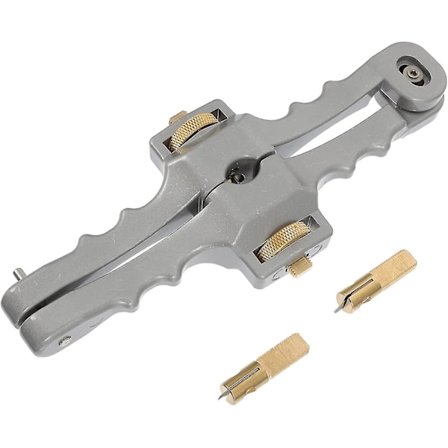 Johdinpuristimen johdinpuristimen pitkittäinen kuituoptiikkalangankuivaaja johdinpuristimen (hopea) (1 kpl)