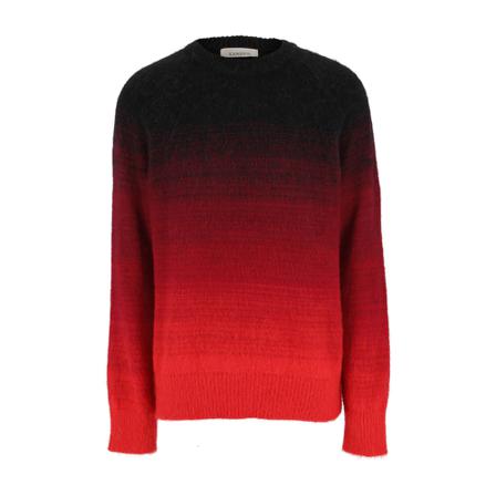 Laneus, Round Neck Knitwear Rood, Heren, Maat:S