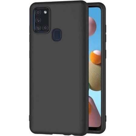 Coque - LittleMonkey - Samsung Galaxy A21s - Silikone - Blød - Sort