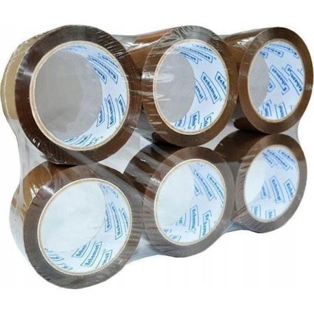 Tejp - skummassa Schemat SCHEMA Tejp 48 mm x 60 m brun slitstark (6 stycken)