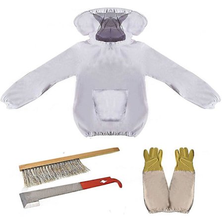 Biavl Udstyr Værktøj Outfit Beskyttende Slør Hætte Sæt