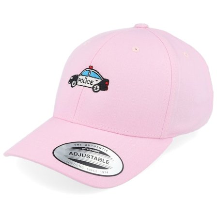 Kiddo Cap - Rosa Adjustable Cap - Kids Police Car Pink Adjustable @ Hatstore
