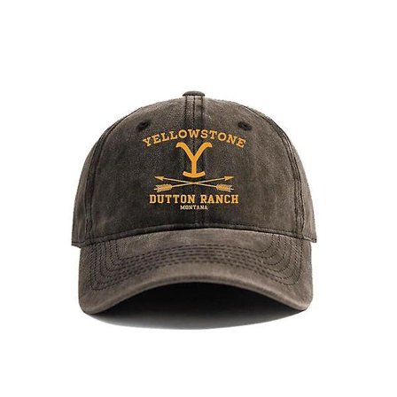 Yellowstone National Park Baseball Caps Distressed Hats Cap Men Women Retro Outdoor Summer Adjustable Yellowstone Hats Mz-294 [DB]