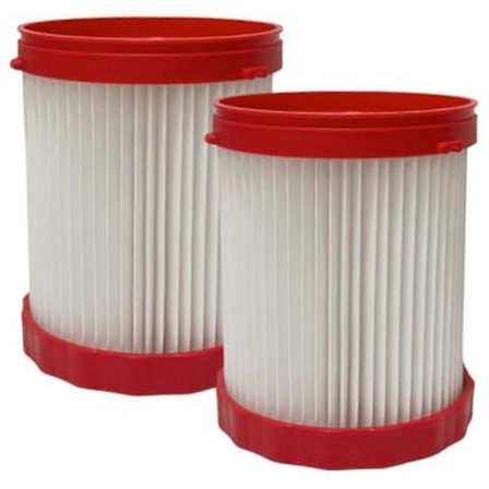 2 stk. VF320H HEPA-vakuumfilterudskiftning til BOSCH 18V 2,6-gallon våd/tør støvsuger GAS18V-3/