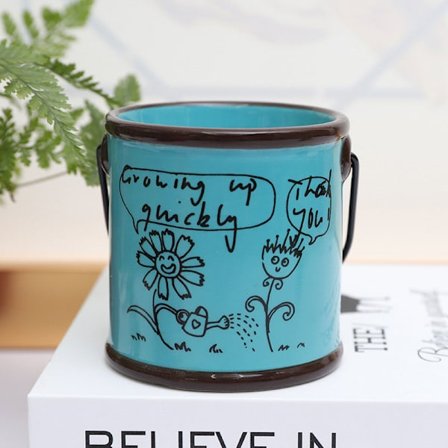 Keramisk blomkruka Suckulent blomkruka Trädgårdsarbete Hem Suckulent Vas Plant