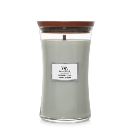 Woodwick Hourglass Candles Lavender & Cedar 609,5gr - Candela Profumata