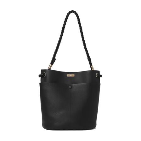 Chloé, Medium Key Bucket Bag Zwart, Dames, Maat:ONE Size