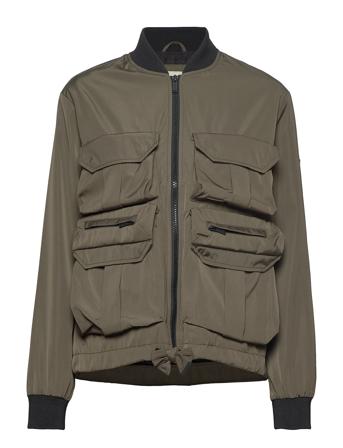 Namid Pockets Bomber Green Superdry