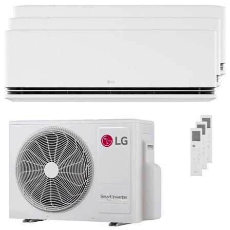 Condizionatore LG DUALCOOL Deluxe AI trial split 9000+9000+9000 BTU inverter A+++ wifi unità esterna 5.3 kW