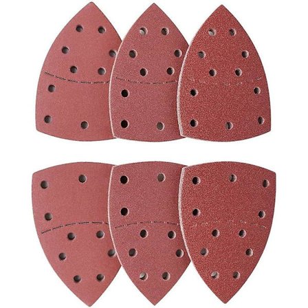 60-pack sandpapper för Bosch-slipmaskin PSM 100A, PSM 200 AES, PSM 18 och alla o [DB]