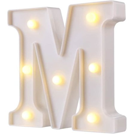 LED Tak Bokstavslampor 26 Bokstäver, Dekorationslampor