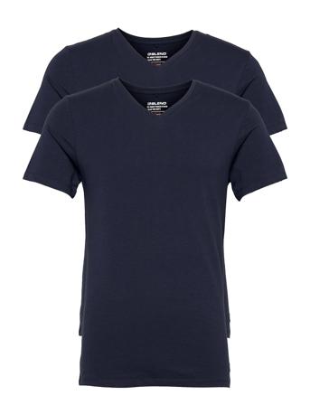 Bhdinton V-Neck Tee 2-Pack T-shirt Blå Blend