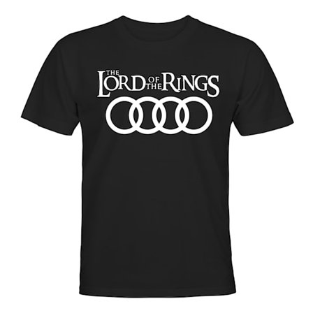 Audi Lord Of The Rings - T-SHIRT - HERRER