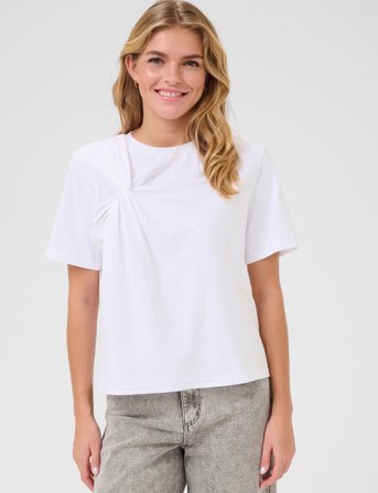 Kaffe Kaeloise T-Shirt - White - XXL