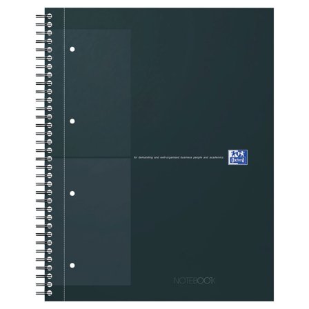 OXFORD Kollegieblock Oxford A4+ rut svart - Lyreco - Kontorsmaterial - Block och anteckningsböcker - Kollegieblock