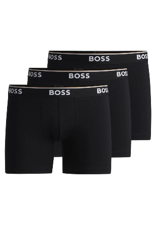 HUGO BOSS BoxerBr 3P Power Kalsonger Herr Svart S