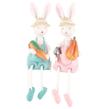 Harpiks Kanin Ornamenter til Hjem Påske Dekoration