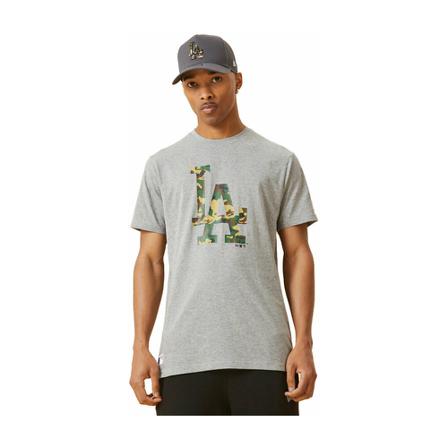 New Era, T-shirt Grijs, Heren, Maat:L