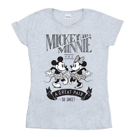 Disney Dam/Damer Mickey Och Minnie Mouse Great Pair Bomull