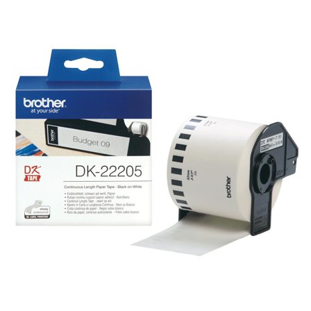 Brother DK-22205 - termisk papir - Rull (6,2 cm x 30,5 m)