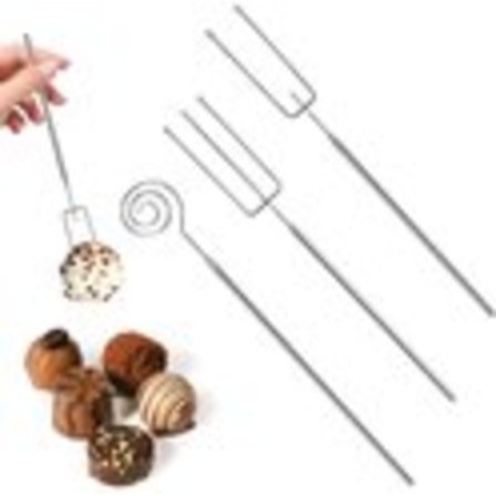 Sjokolade Godteri Gafler - Sett med 3 - Perfekt Par for Hot Pot