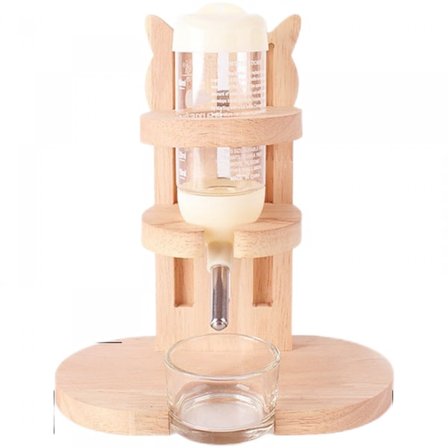 Hamster Vannflaske Stativ for Marsvin, Mus, Chinchillaer og Andre Smådyr, 80 ml Hengende Vann Automatisk Dispenser