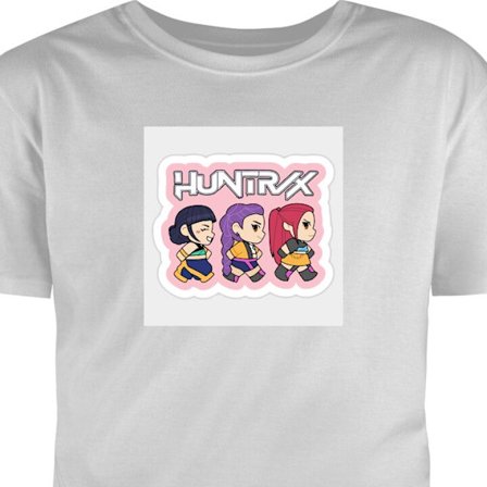 Lapsen t-paita Kpop Demon Hunters Huntrix Chibi Trio Söpö Idol Piirrosjännitys Hauskaa