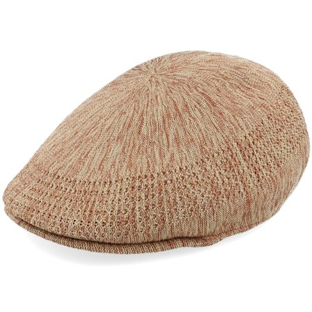 Kangol - Brun flatcap Caps - Color Burst Ventair 507 Brown Gradient Flat Cap @ Hatstore