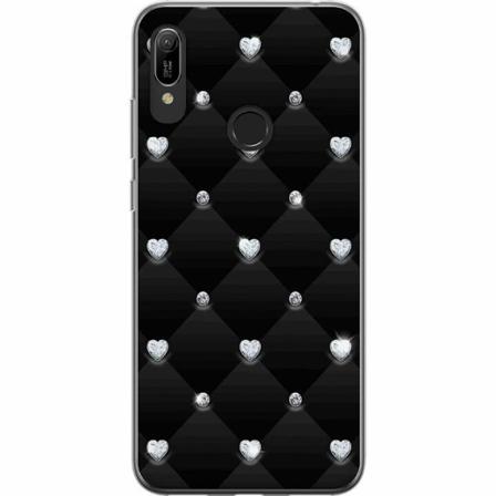 Huawei Y6 (2019) Mjukt Skal - Diamant Hjärta