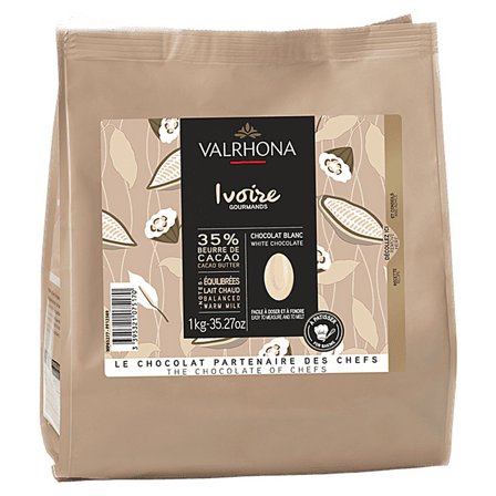 Valrhona Ivoire 35%, 1 kg | KitchenOne