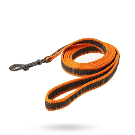 Dogman AntiSlip Koppel Iris 3 m - Orange - Hundkoppel- För stora hundar