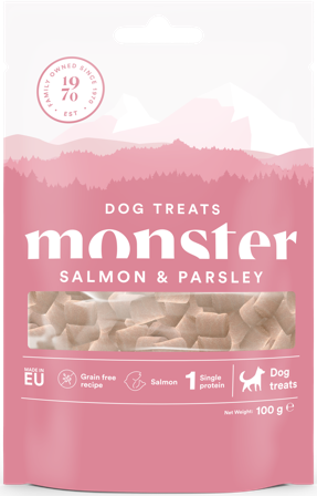 Monster Dog Treats All Breed Salmon 100 g
