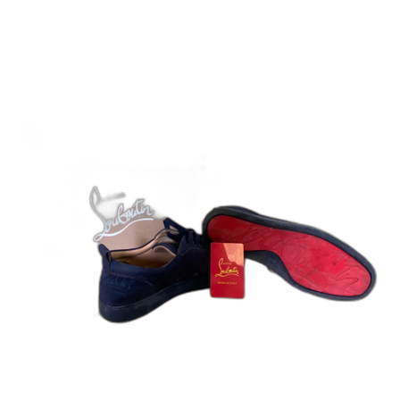 Mörkblå louboutins