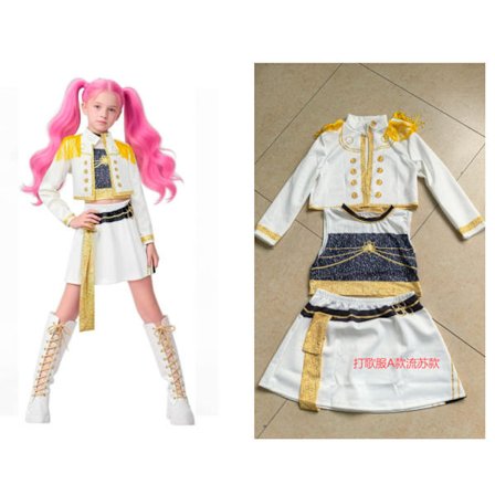 2025 Demon Hunter K-Pop Kostume | Halloween Kostume til Piger Cosplay-FA-