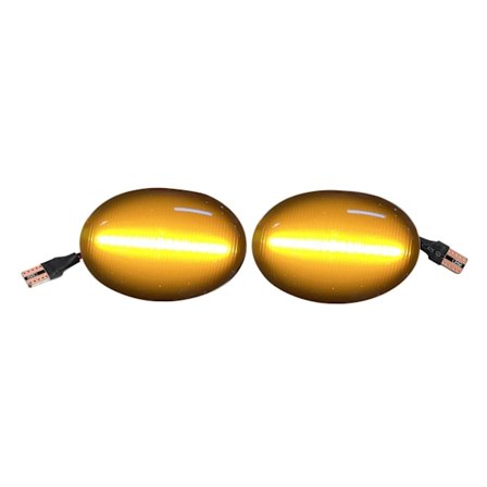 Side Marker Lys Røgfarvet Linse PC LED Varmebestandig Side Blinklys til R55 R56 R57 R58 R59