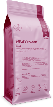 Buddy Wild Venison 12 kg - Buddy