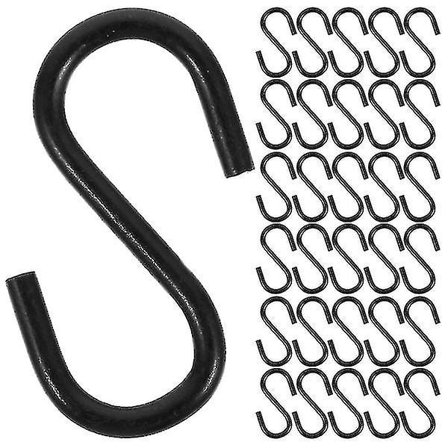 100 stk. Metal Hængende S-Kroge til Planter, Madlavning, Kød, Bacon
