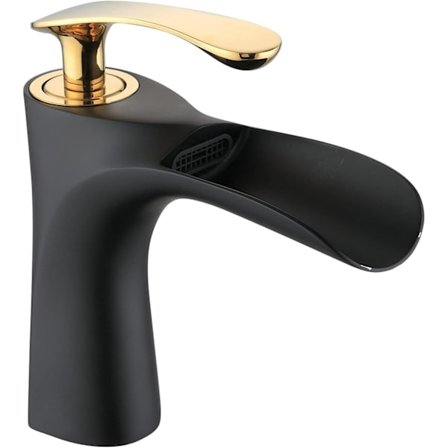 Vandfald enkeltgrebs håndvaskarmatur til koldt og varmt vand