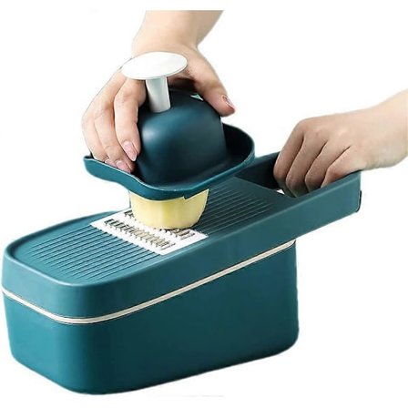 Manuell Ostrivare, Grönsaksrivare med Behållare, Manuell Grönsaksrivare för Citron Vitlök Morötter