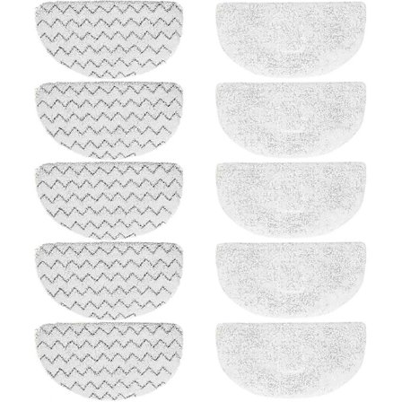 5 tvättbara mikrofiberkuddar för Black & Decker ångmoppar-hy