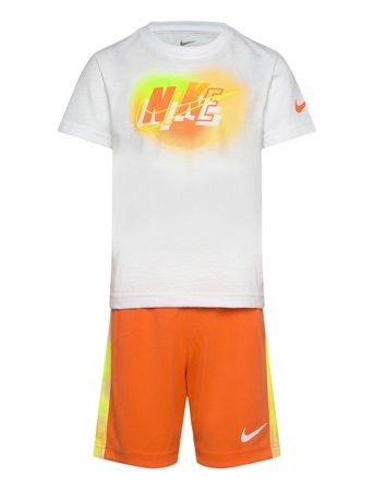 Nkb B Nk Hazy Rays Tee Short S Sport Sets With Short-sleeved T-shirt Orange Nike