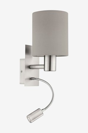 EGLO - Seinävalo Pasteri Copper Taupe - Harmaa - Seinävalaisimet - - Homeroom