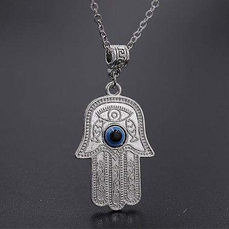 Venalisa Devil Eyes Blue Eyes Halskjede Dame Kragebeinskjede Smykker - Stil 1