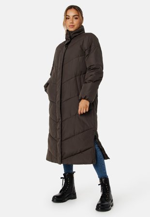 BUBBLEROOM - Long Padded Jacket - Brown