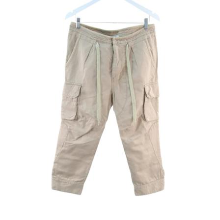 Isabel Marant Pre-owned, Pre-owned Cotton bottoms Beige, Dames, Maat:S,Katoen