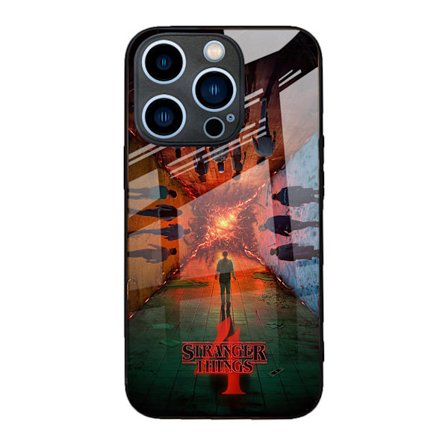 Passer for Apple glass telefondeksler med Stranger Things anime